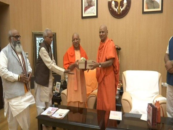 UttarPradesh Chief Minister Yogi Adityanath invited to Ram Temple consecration ceremony (Image/ANI)