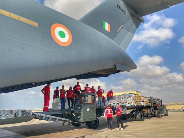 India's humanitarian aid for Palestinian people (Photo Credit: X/@MEAIndia)