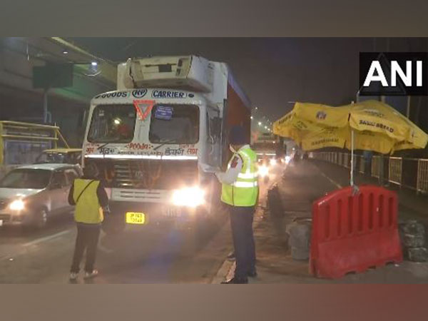 Visuals from Ghazipur border (Photo/ANI)