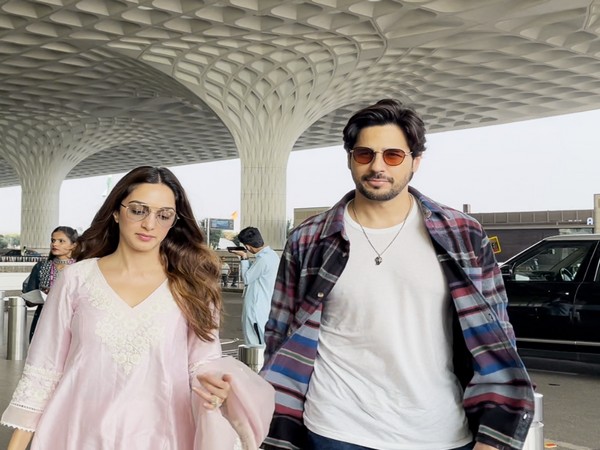 Sidharth Malhotra and Kiara Advani (Image source: ANI Photos)