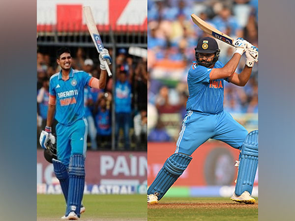 Shubman Gill and Rohit Sharma. (Picture: BCCI/ Twitter)