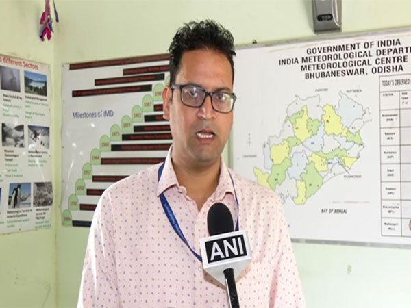 Sanjeev Dwivedi, a scientist at Meteorological Centre, Bhubaneswar. (Photo/ANI)