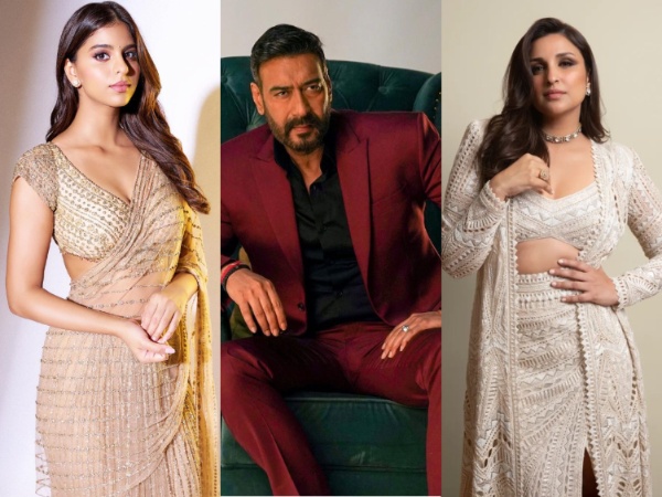 Suhana Khan, Ajay Devgn, Parineeti Chopra (Image source: Instagram)