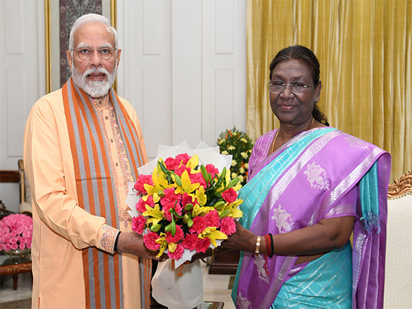 Prime Minister Narendra Modi and President Droupadi Murmu (Photo/ANI)