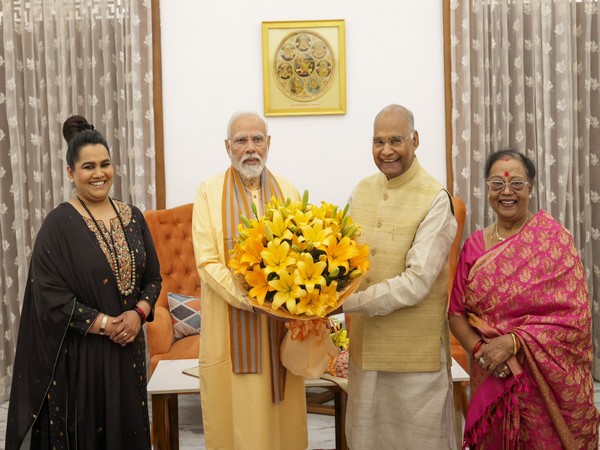 Prime Minister Narendra Modi and former President Ram Nath Kovind (Image Source: @narendramodi)