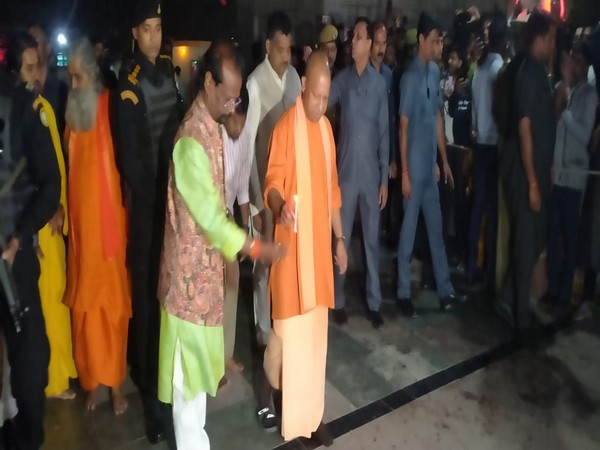 UP CM Yogi Adityanath during the programme (Photo/ANI)