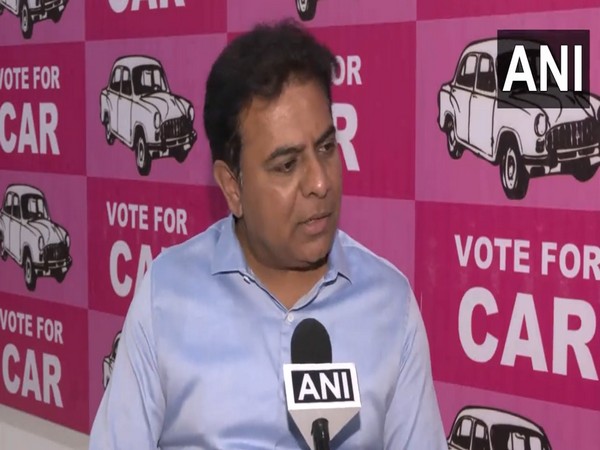 BRS Working President and Telangana Minister K T Rama Rao (Photo/ANI)