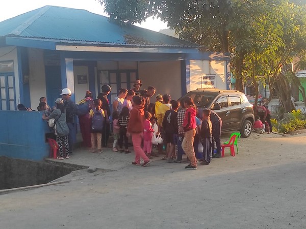 Myanmar refugees in Mizoram (Photo/ANI)