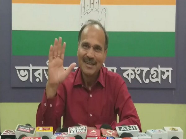 West Bengal Congress chief Adhir Ranjan Chowdhury at a press conference (Photo/ANI)