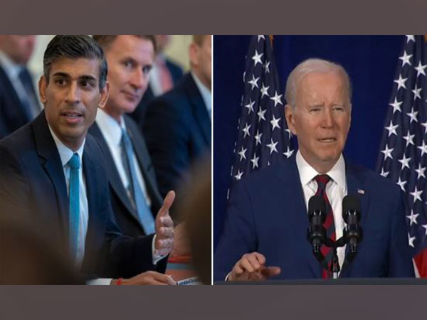UK PM Rishi Sunak and US President Joe Biden.