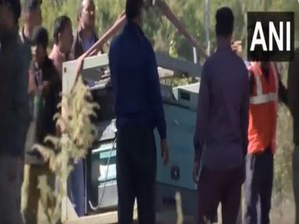 New drilling machine to rescue labourers trapped after a portion of the under-construction tunnel collapsed in Uttarakhand (Photo/ANI)