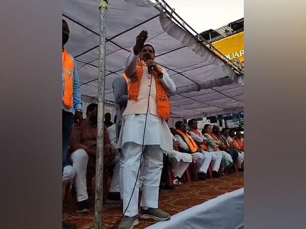 BJP leader Mohan Yadav during rally in Ujjain. (Photo/ANI)