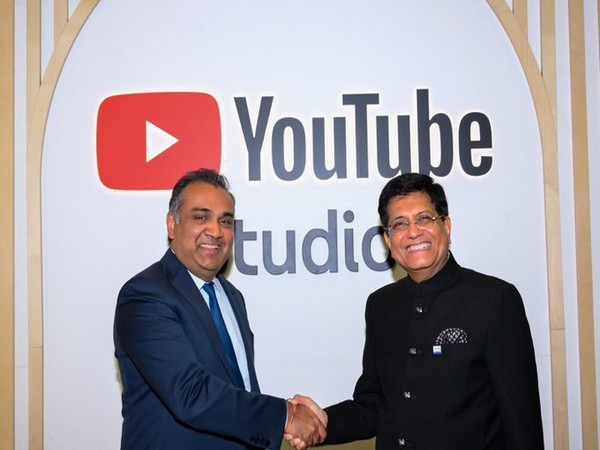 YouTube CEO Neal Mohan, Union Minister of Commerce and Industry Piyush Goyal (Image Credit: X/@PiyushGoyal)