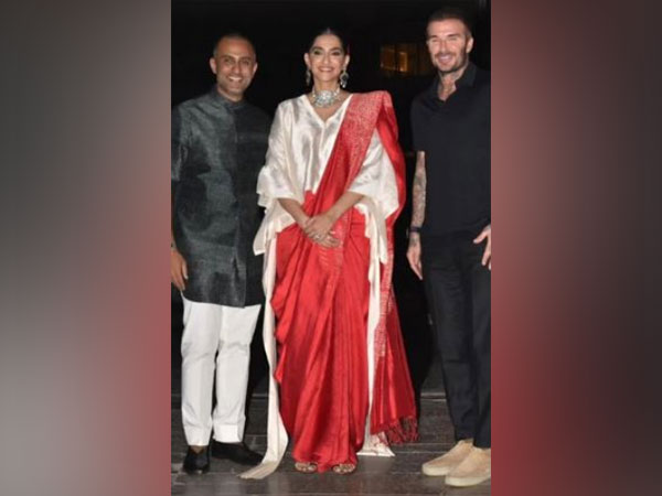 Anand Ahuja, Sonam Kapoor, David Beckham (Image source: Instagram) 