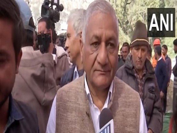 Union Minister of State of Road Transport and Highways VK Singh (Photo/ANI)