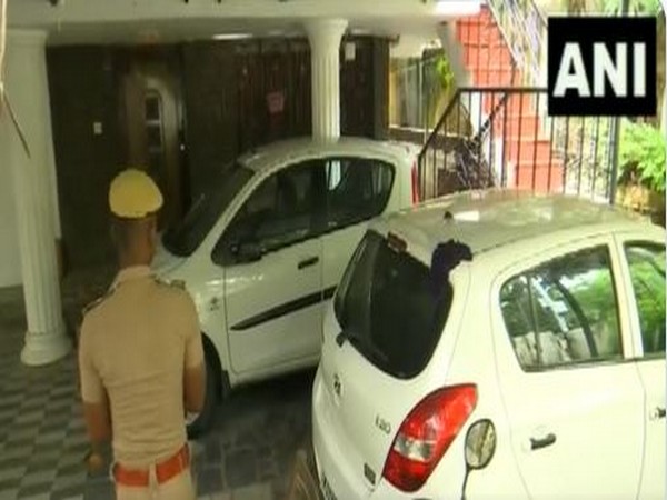 IT raids premises of Karnataka-based textile businessman in Chennai (Photo/ANI)