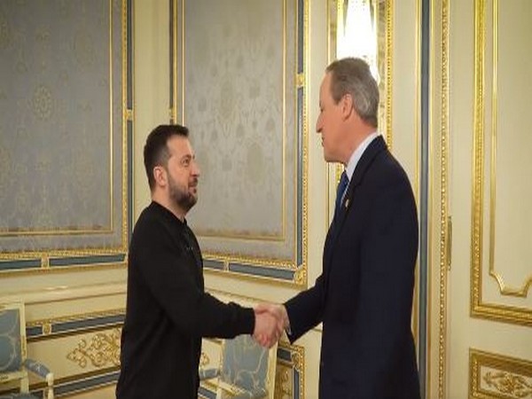 Ukrainian President Volodymyr Zelenskyy, UK Foreign Secretary David Cameron (Image Credit: X/@ZelenskyyUa)