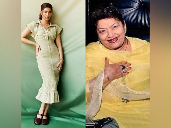 Alizeh and late choreographer Saroj Khan (Image source: Instagram)