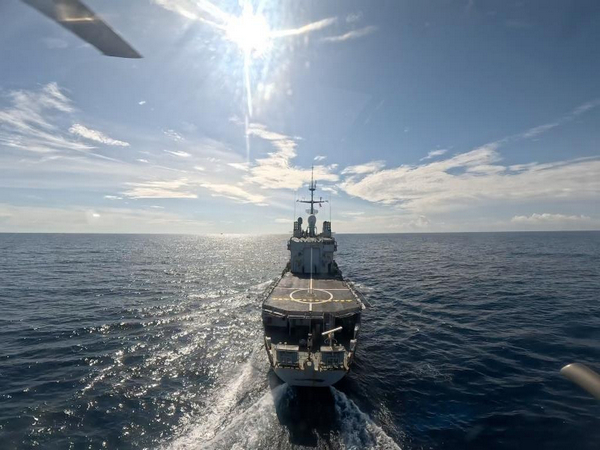 Visual from the anti-pirqacy patrol by Indian Navy (Photo: Indian Navy)