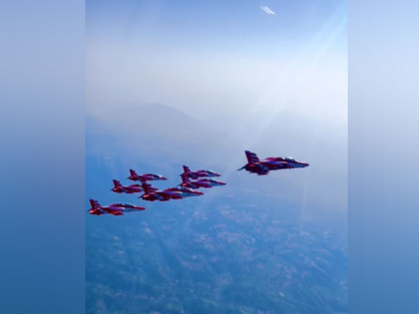 IAF Suryakiran aerobatic team will be carrying out a flypast over venue of final. (Photo- Suryakiran IAF Instagram)