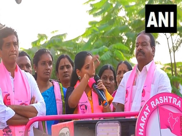 Bharat Rastra Samithi MLC K Kavitha (Photo/ANI)