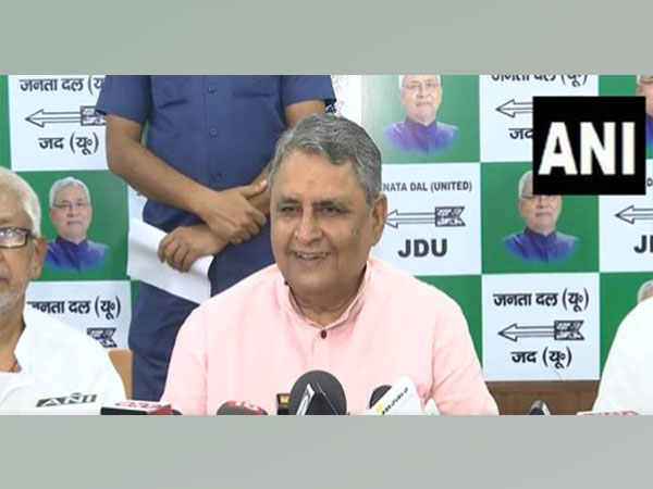 JDU leader Vijay Kumar Chaudhary (Photo/ANI)