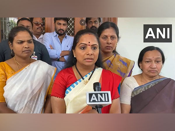 BRS MLC K Kavitha (Photo/ANI)