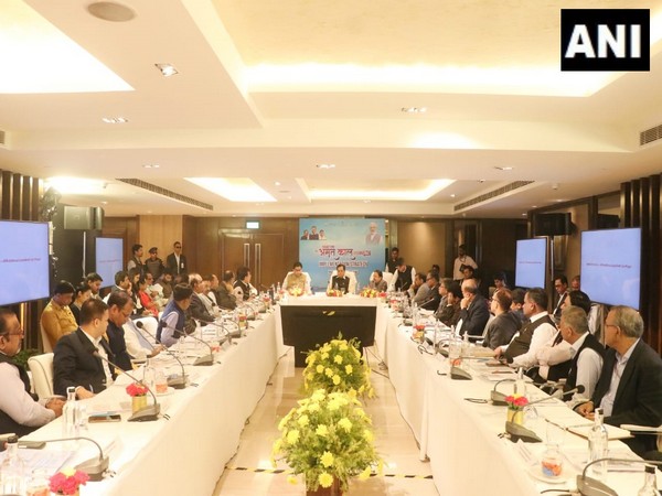 Mid-term review meeting of Ministry of Ports, Shipping and Waterways (Photo/ANI)