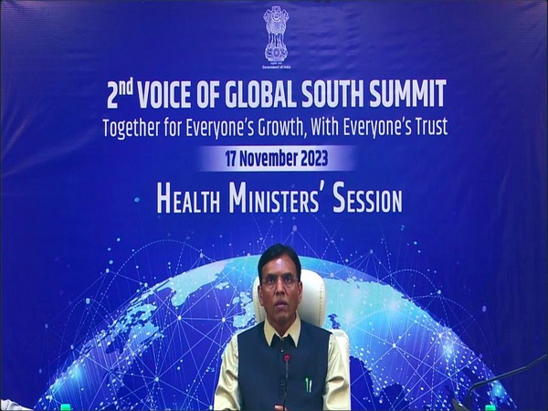 Mansukh Mandaviya at Health Ministers' Session of 2nd Voice of Global South Summit (Photo/ Dr Mansukh Mandaviya 'X' handle)