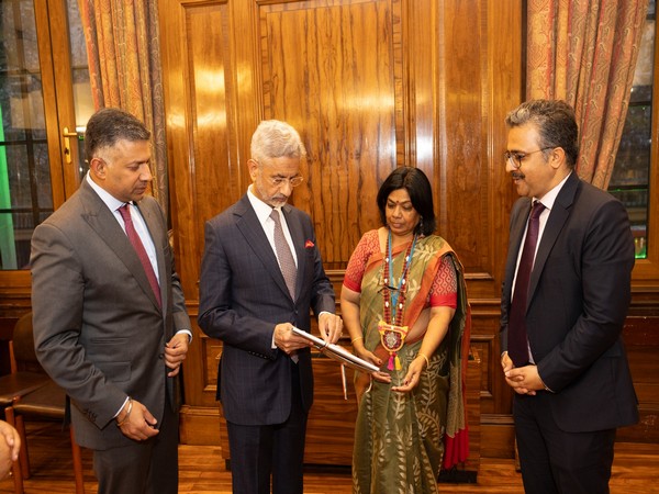 External Affairs Minister S Jaishnakar releasing 4th edition of Bharat Bhawan magazine in London. (Photo Credit: X/@DrSJaishankar)