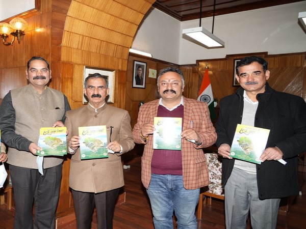 CM Sukhvinder Singh Sukhu releases book on snakes in Himachal Pradesh (Photo/ANI)