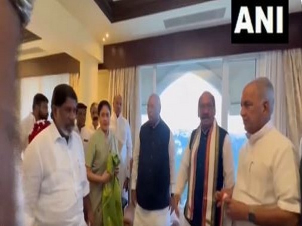 Former MP and actor Vijayashanti joins Congress again (Photo/ANI)