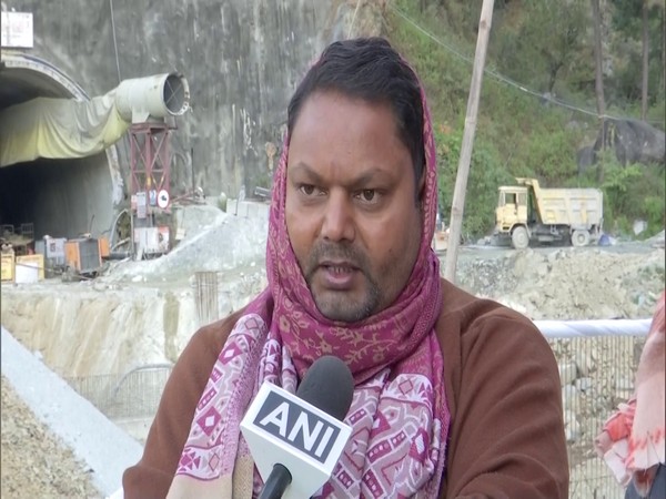 Abhay Kumar Singh, maternal uncle of a worker trapped inside tunnel (Photo/ANI)
