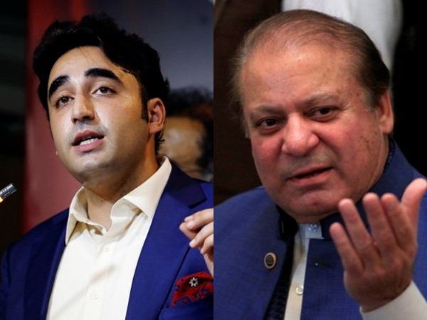 PPP Chairman Bilawal Bhutto Zardari and former PM Nawaz (File Image/ANI)