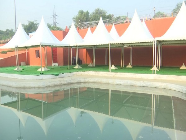 Visuals from ITO Ghat (Photo/ANI)