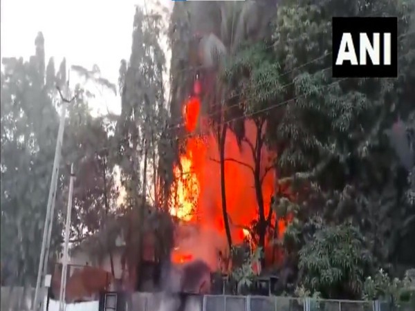 Chemical factory fire in Gujarat's Valsad (Photo/ANI)