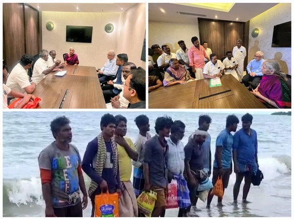 22 Tamil Nadu fishermen released by Sri Lankan authority (Image: ANI)