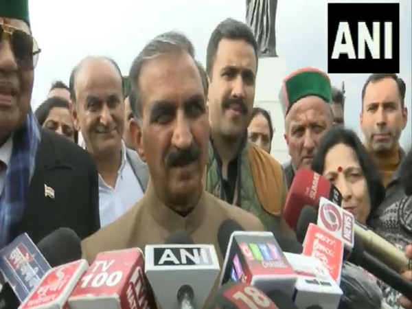 Himachal Pradesh Chief Minister Sukhvinder Singh Sukhu (Photo/ANI)