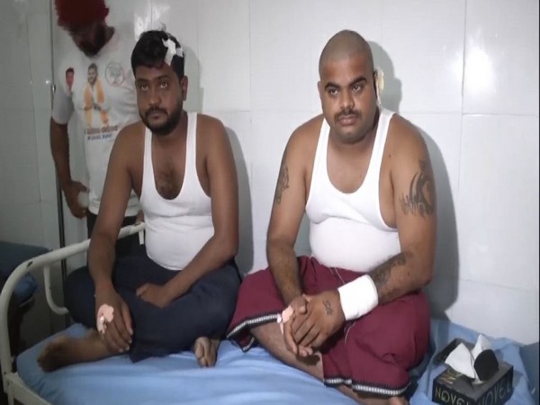 Karnataka BJP leader Manikanth Rathod attacked by miscreants in Kalaburagi (Photo/ANI)