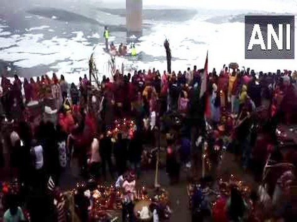 Drone visuals from Delhi's Kalindi Kunj (Photo/ANI)