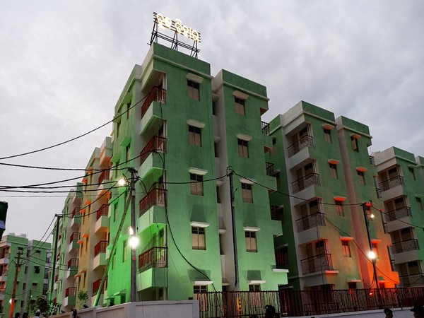 3 affordable housing projects for residents of Bhubaneswar were inaugurated by Chief Minister Naveen Patnaik, (Photo/ANI)
