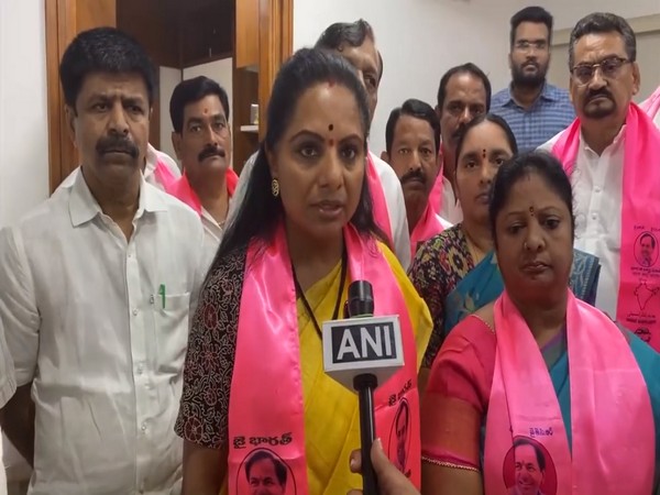 Bharat Rashtra Samithi (BRS) MLC K Kavitha. (Photo/ANI)