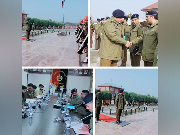 JK: IGP Kashmir chairs security review meeting in Kulgam (Photo/ANI)