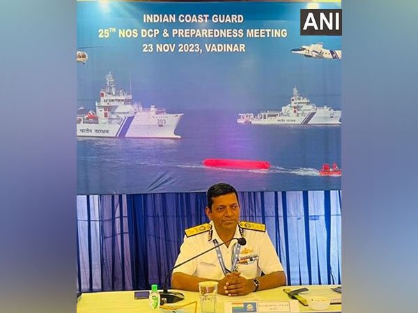 ICG DG Rakesh Pal chairs meeting of National Oil Spill Disaster Contingency Plan (Photo/ANI)