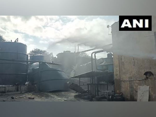 Tamil Nadu: Acid tank at Ranipet chemical factory bursts open, no casualties reported Chemical tank bursts in Ranipet. (Photo/ANI)