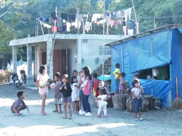Children of Myanmar refugees playing in a refugee camp in Mizoram. (File Photo/ANI)