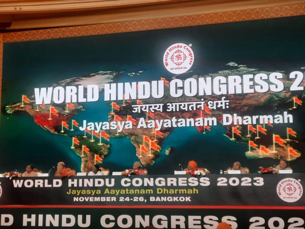 Visual from the World Hindu Congress 2023, Bangkok. (Photo/ANI)