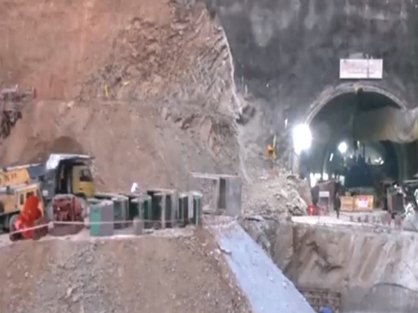 A visual of Silkyara tunnel in Uttarkashi (File Photo/ANI)