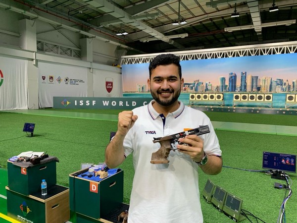 India pistol shooter Anish Bhanwala (Image: NRAI)