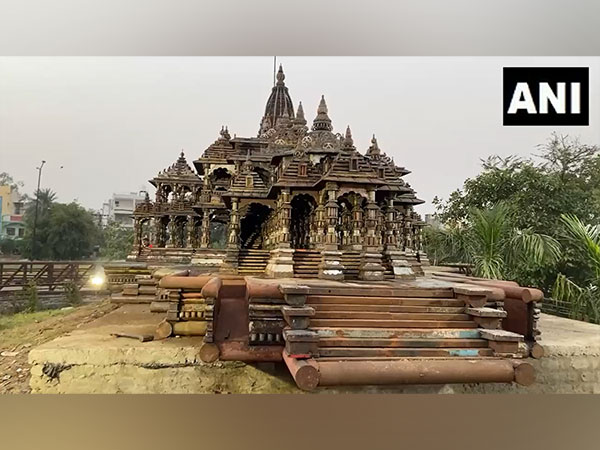Replica of Ram Lalla Temple in Indore (Photo/ANI)